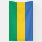 Gabonese vlag (Gabon) Spandoek (Verticaal)