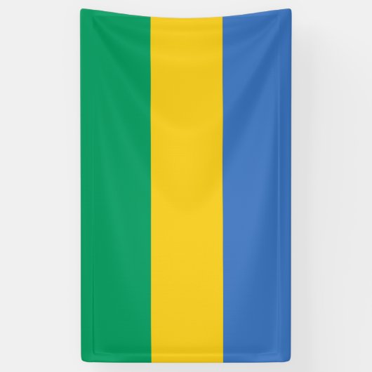 Gabonese vlag (Gabon) Spandoek (Verticaal)