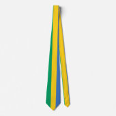 Gabonese vlag (Gabon) Stropdas (Voorkant)