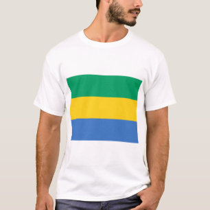 Gabonese vlag (Gabon) T-shirt