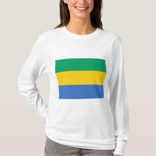 Gabonese vlag (Gabon) T-shirt