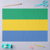 Gabonese vlag (Gabon) Tissuepapier (Craft)