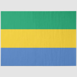 Gabonese vlag (Gabon) Tissuepapier
