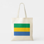 Gabonese vlag (Gabon) Tote Bag (Achterkant)