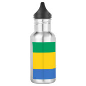 Gabonese vlag (Gabon) Waterfles (Links)