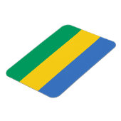Gabonese vlag magneet (Linkerzijde)
