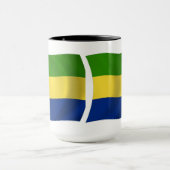 Gabonese vlag mok (Midden)