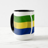 Gabonese vlag mok (Voorkant links)