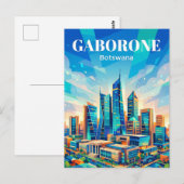 Gaborone CBD Botswana Briefkaart (Voorkant / Achterkant)