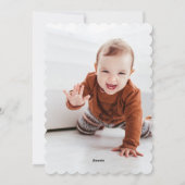 "Gabriel"-adoptie Feestdagenkaart (Achterkant)