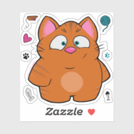 Gabriel de kat, sticker
