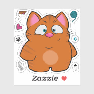 Gabriel de kat, sticker