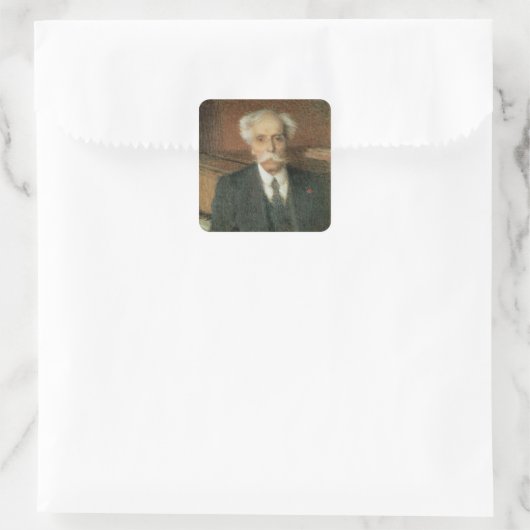 Gabriel Faure Vierkante Sticker (Tas)