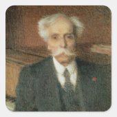 Gabriel Faure Vierkante Sticker (Voorkant)