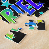 "GABRIEL" First Name, Fun "HAPPY BIRTHDAY" Legpuzzel (Zijkant)