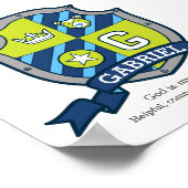 Gabriel jongensnaam betekenis heraldiek beer kamst poster (Hoek)