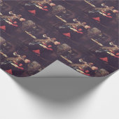 Gabriel Metsu-Portret van de kunstenaar met zijn v Cadeaupapier (Hoek)