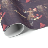 Gabriel Metsu-Portret van de kunstenaar met zijn v Cadeaupapier (Rol Hoek)