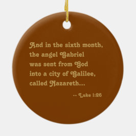 Gabriel the Archangel (M 011) Keramisch Ornament