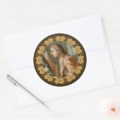 Gabriel the Archangel (M 011) Ronde Sticker (Envelop)