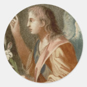 Gabriel the Archangel (M 011) Ronde Sticker (Voorkant)