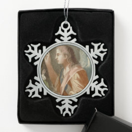 Gabriel the Archangel (M 011) Tin Sneeuwvlok Ornament