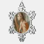 Gabriel the Archangel (M 011) Tin Sneeuwvlok Ornament (Rechts)