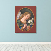 Gabriel the Archangel (M 035) Canvas Afdruk (Insitu (Houten vloer))