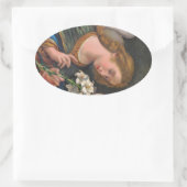 Gabriel the Archangel (M 035) Ovale Sticker (Tas)