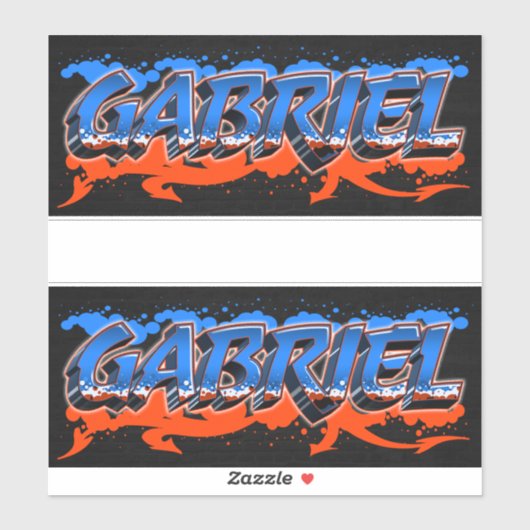 Gabriel Vorname Name Graffiti Aufkleber Sticker (Vel)