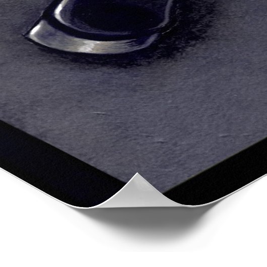 Gabriella Gothic Blue Skull Angel Poster (Hoek)