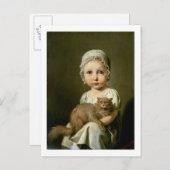 Gabrielle Arnault (1811-72) 1813 (olie op canvas) Briefkaart (Voorkant / Achterkant)