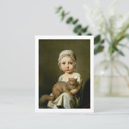 Gabrielle Arnault (1811-72) 1813 (olie op canvas) Briefkaart (Staand voorkant)