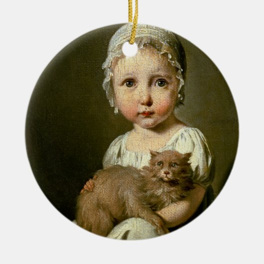 Gabrielle Arnault (1811-72) 1813 (olie op canvas) Keramisch Ornament (Voorkant)