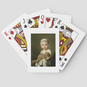 Gabrielle Arnault (1811-72) 1813 (olie op canvas) Speelkaarten