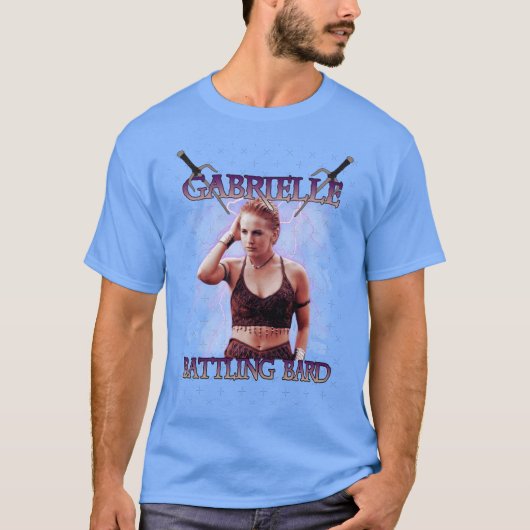 Gabrielle Battling Bard Bliksem jongen T-shirt (Voorkant)