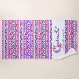 Gabrielle betekent bloem roze handdoek