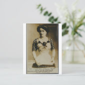 Gabrielle, de geweldige halve vrouw. briefkaart (Staand voorkant)