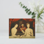 Gabrielle d'Estrees en haar zus Briefkaart (Staand voorkant)