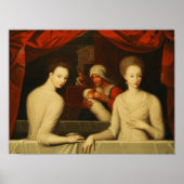 Gabrielle d'Estrees en haar zus Poster (Voorkant)