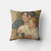 Gabrielle en Jean (door Pierre-Auguste Renoir) Kussen (Achterkant)