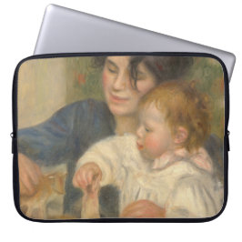 Gabrielle en Jean (door Pierre-Auguste Renoir) Laptop Sleeve