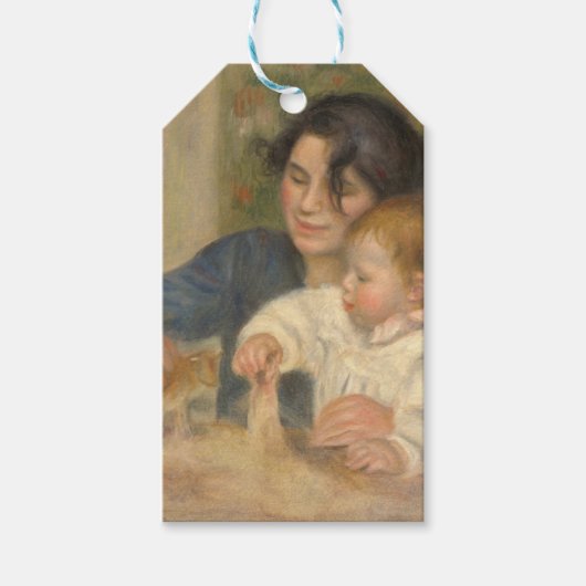Gabrielle en Jean (van Pierre-Auguste Renoir) Cadeaulabel (Voorkant)