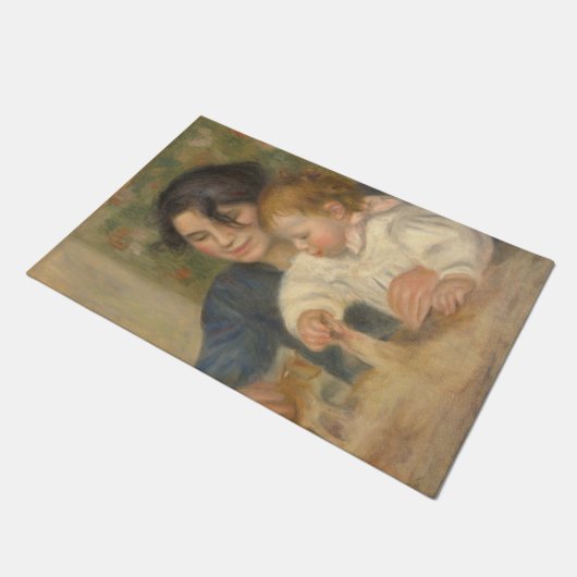 Gabrielle en Jean (van Pierre-Auguste Renoir) Deurmat (Schuin)