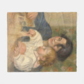 Gabrielle en Jean (van Pierre-Auguste Renoir) Fleece Deken (Voorkant (Horizontaal))