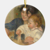 Gabrielle en Jean (van Pierre-Auguste Renoir) Keramisch Ornament (Voorkant)