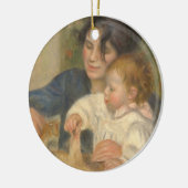 Gabrielle en Jean (van Pierre-Auguste Renoir) Keramisch Ornament (Links)