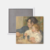 Gabrielle en Jean (van Pierre-Auguste Renoir) Magneet (Voorkant / Achterkant)