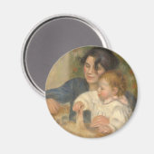 Gabrielle en Jean (van Pierre-Auguste Renoir) Magneet (Voorkant / Achterkant)