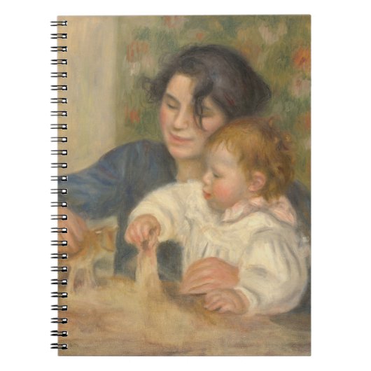 Gabrielle en Jean (van Pierre-Auguste Renoir) Notitieboek (Voorkant)